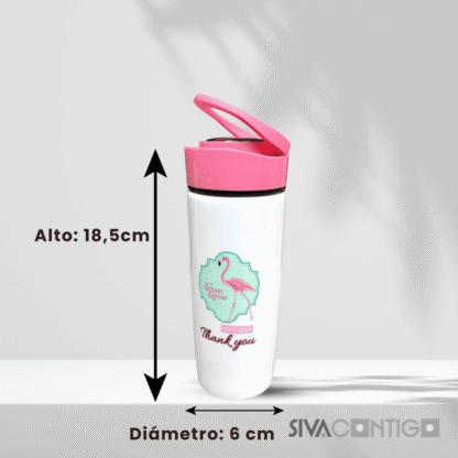 Termo Cerámica Flamenco 400 ml - Imagen 2